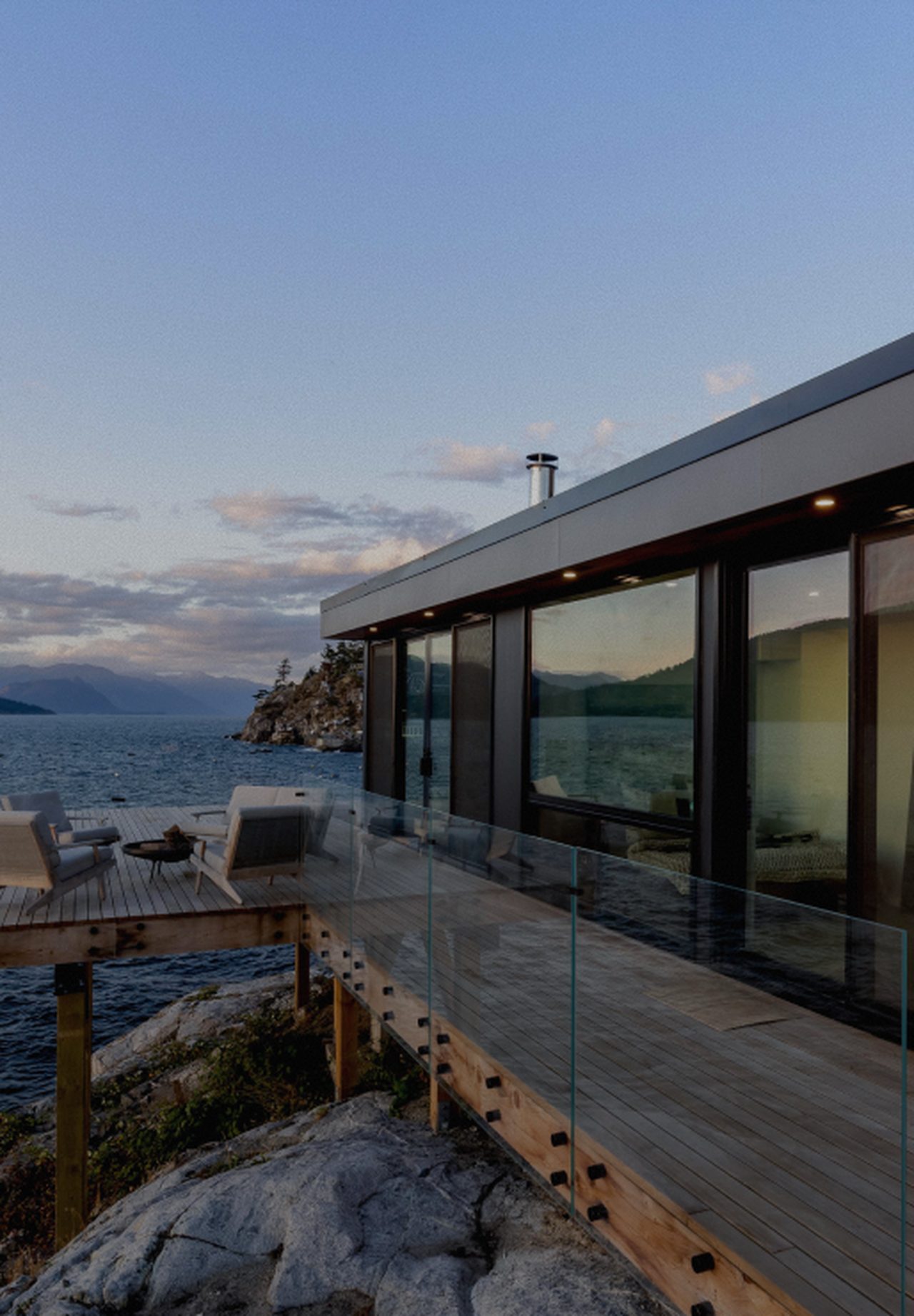 Maison modulaire en bord de mer